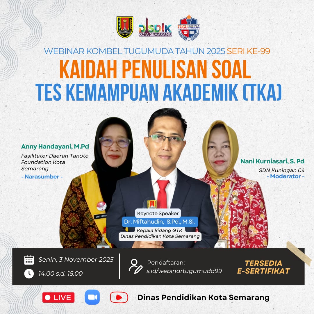 WEBINAR KOMUNITAS BELAJAR TUGUMUDA SERI KE-99